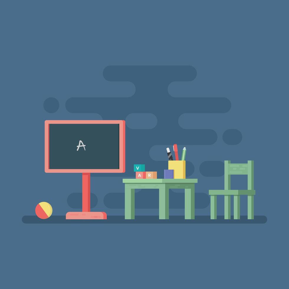 boards kid at school design and illustration vector
