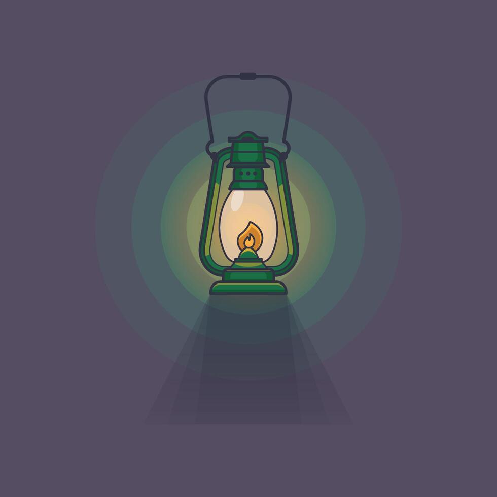 Vintage lantern set isolated on white background. Different oil lamp collection. Modern and retro lanterns flat illustration. Various handle gas lamps and camping lanterns silhouettes. vector