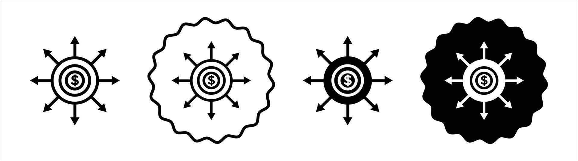 BNPL icon set collection. BNPL Outline flat Icon. vector