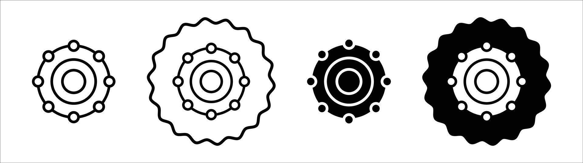 Antioxidant rich food icon set collection. Antioxidant rich food Outline flat Icon. vector
