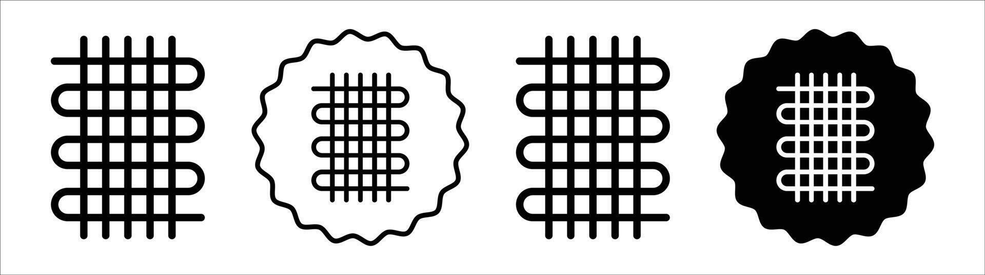Condenser coil icon vector