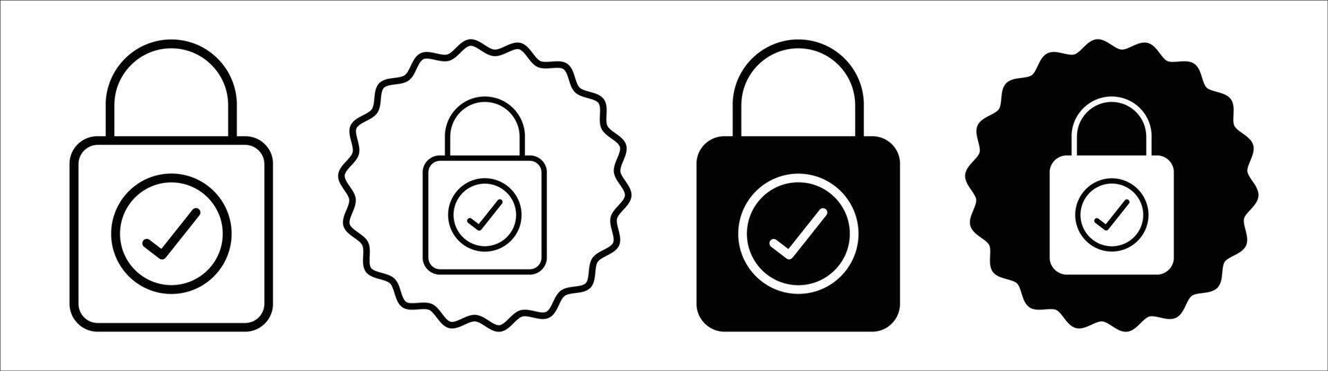 Compliance icon set collection. Compliance Outline flat Icon. vector