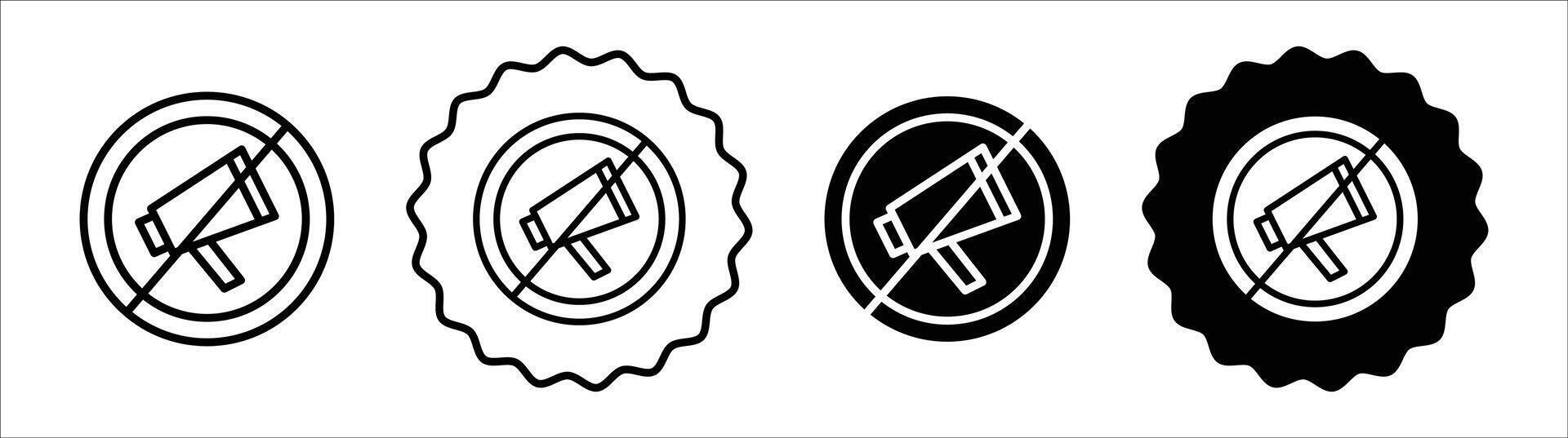 Fake news icon set collection. Fake news Outline flat Icon. vector