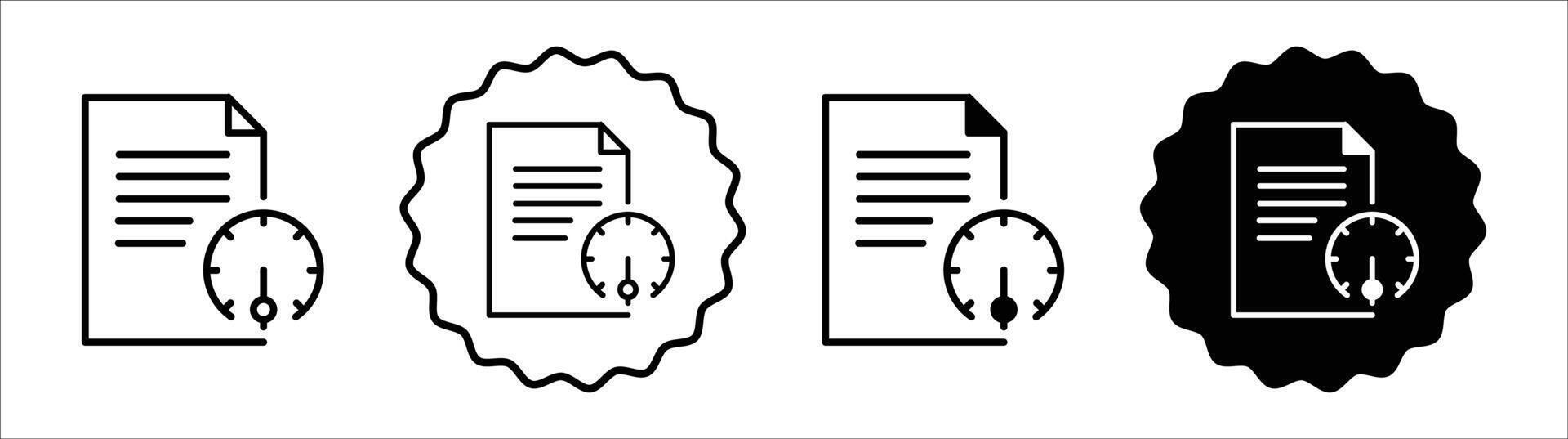 Index icon set collection. Index Outline flat Icon. vector