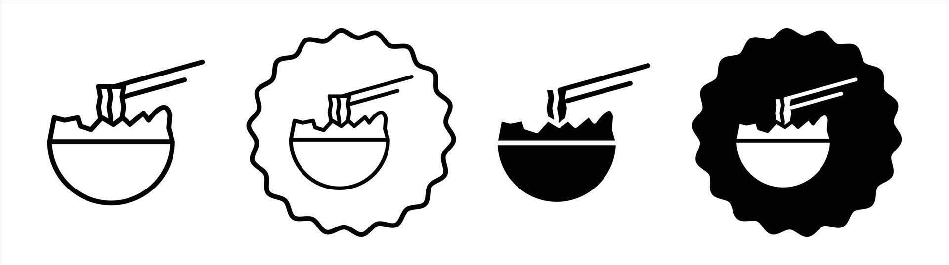Kimchi icon set collection. Kimchi Outline flat Icon. vector