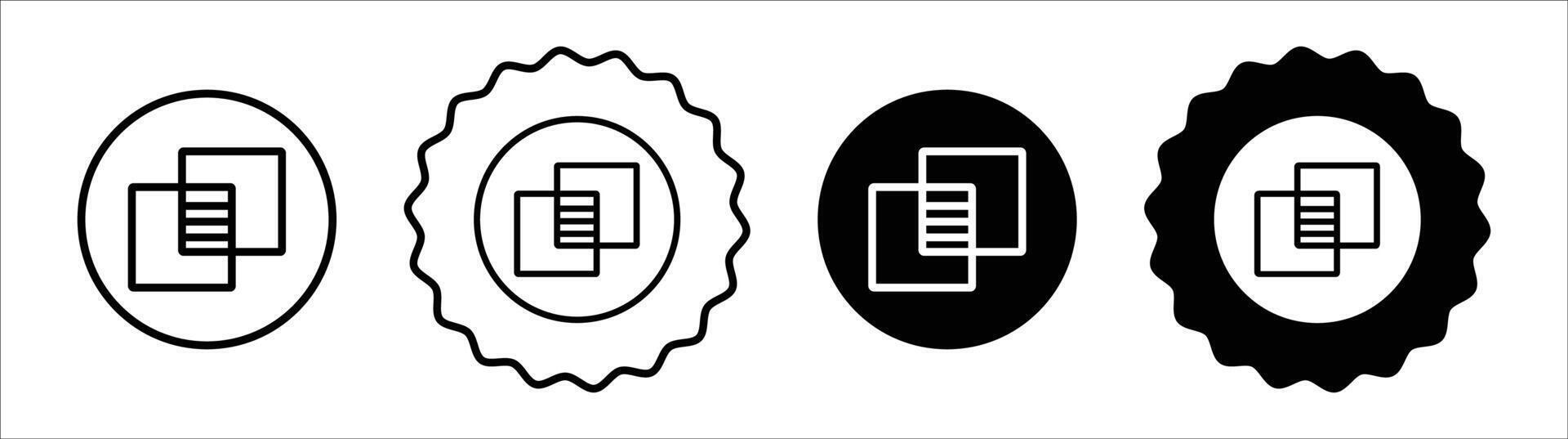 Opacity icon set collection. Opacity Outline flat Icon. vector