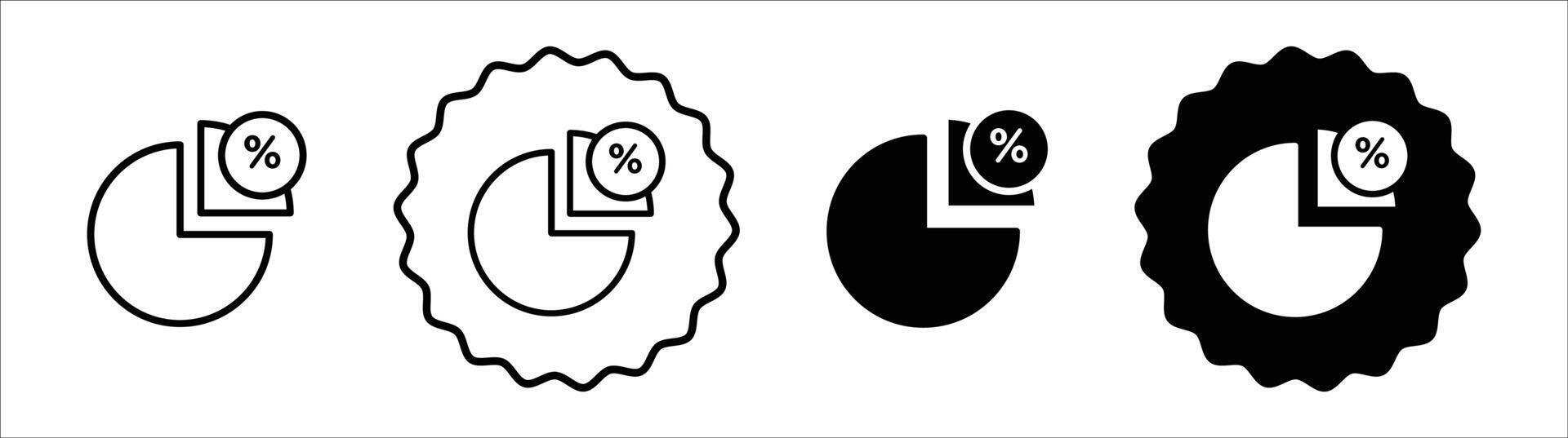 Ratio icon set collection. Ratio Outline flat Icon. vector