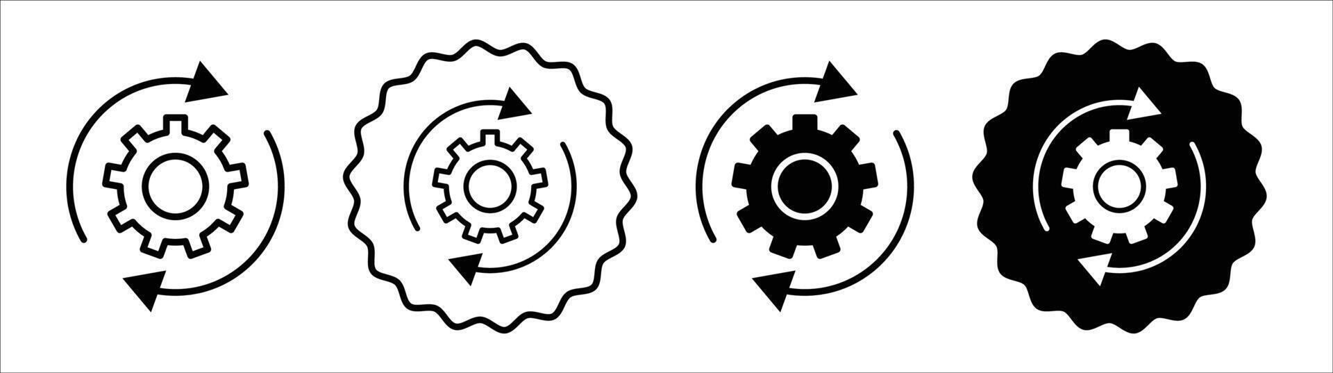 Recovery icon set collection for web vector