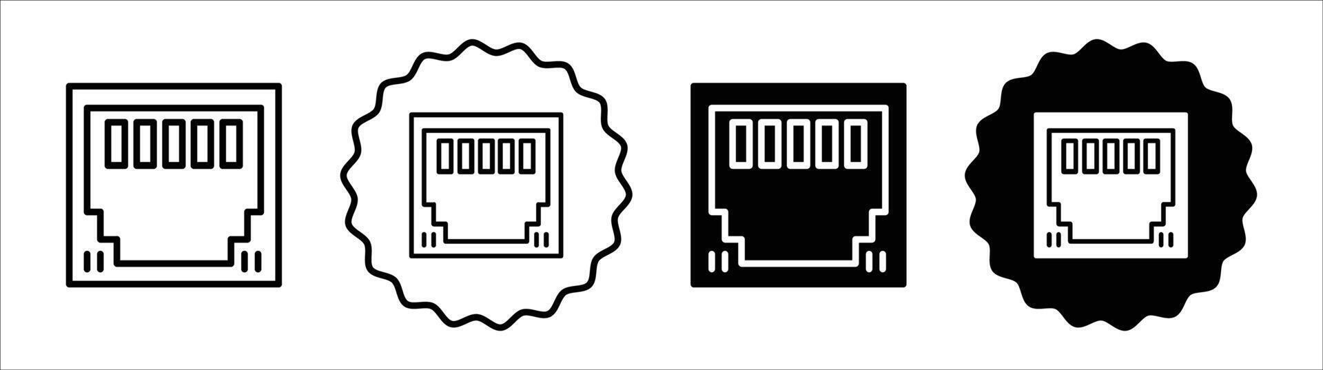 TCP icon set collection. TCP Outline flat Icon. vector