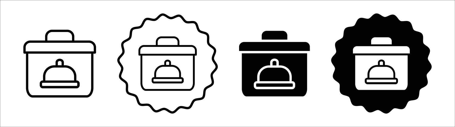 Take away food icon0 vector