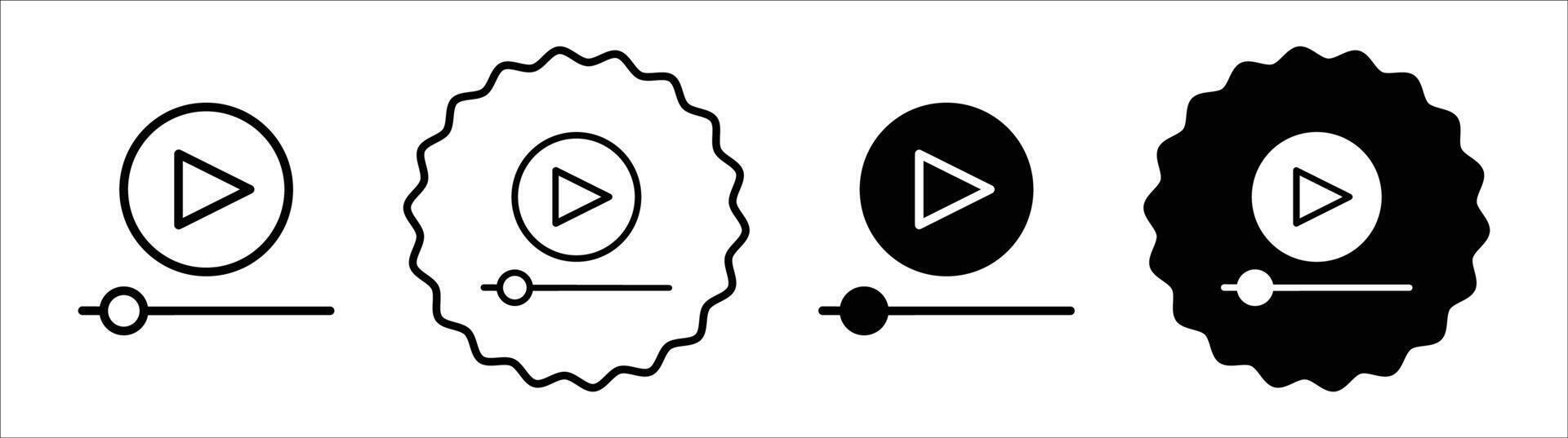 off social media icon set collection. off social media Outline flat Icon. vector