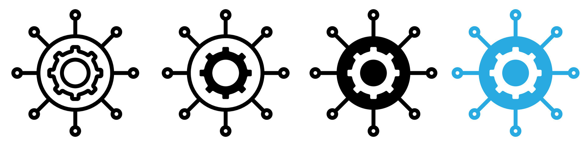 Useful functions icon logo set 47541083 Vector Art at Vecteezy