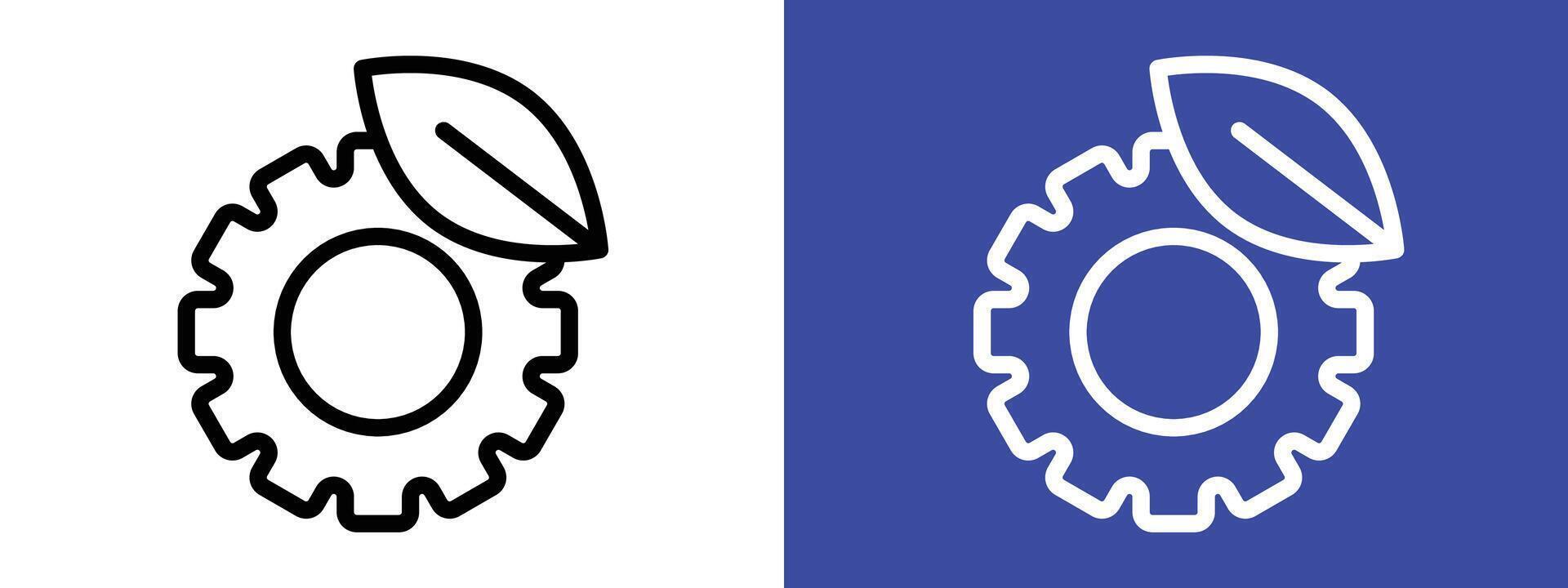 Environmental Icon for Ecology, Nature Preservation, and Green Initiatives vector