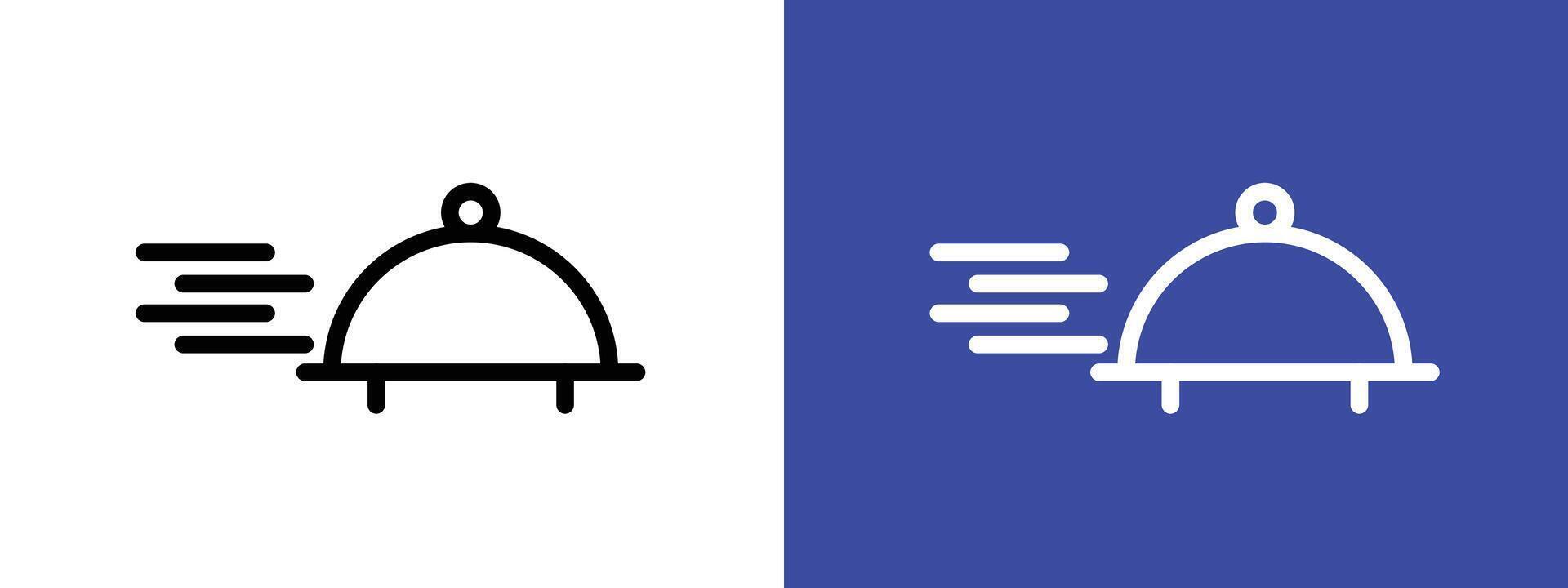 Food Delivery Icon Depicting Quick and Easy Meal Access vector