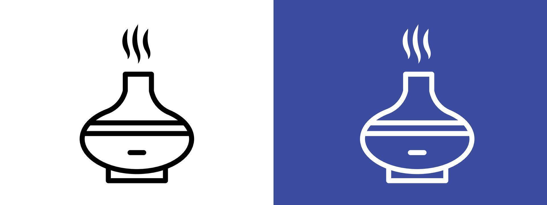 Diffuser Symbol Showcasing Soothing Aromatherapy Devices vector