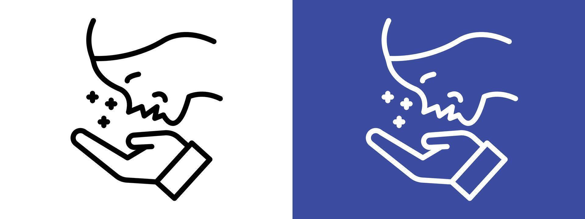 Face Cleansing Icon Ideal for Skincare and Hygiene Products vector