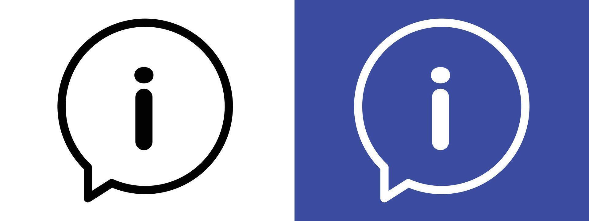 Info Icon Signifying Information Sharing, Digital Knowledge, and Data Exchange vector