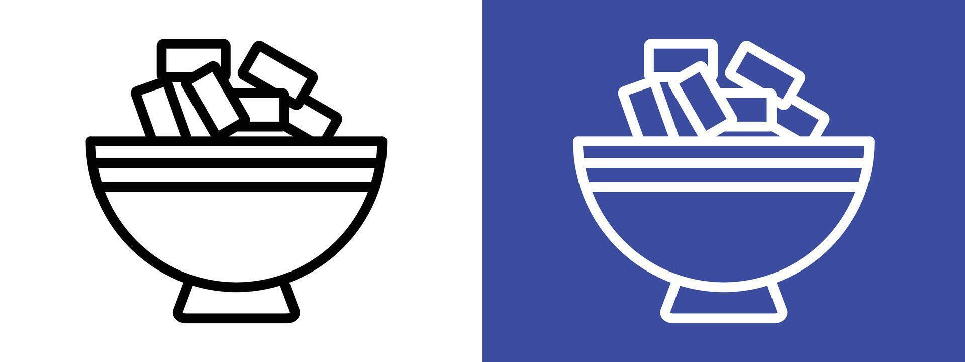 Ramadan Iftar Icon Perfect for Breaking Fast and Community Meals vector