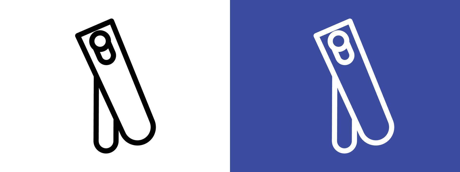 Nail Clipper Icon Ideal for Personal Grooming and Manicure Tools vector