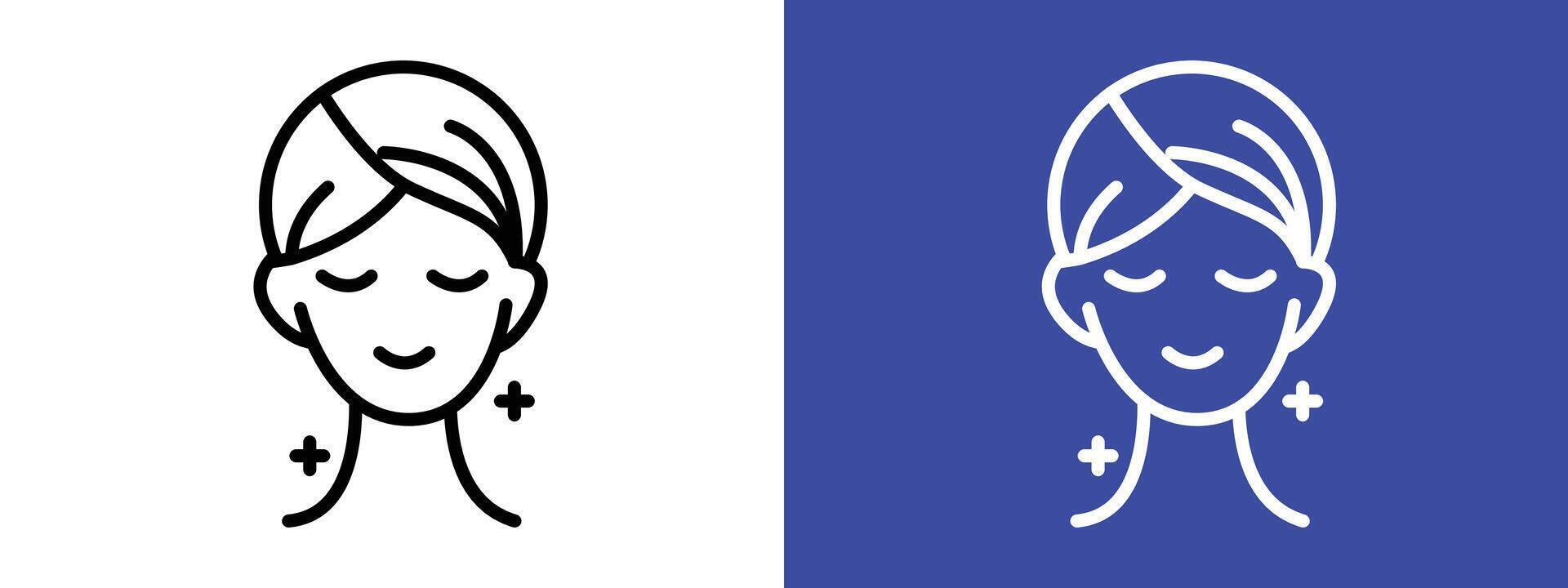 Skincare Icon Perfect for Beauty and Dermatology Illustrations vector