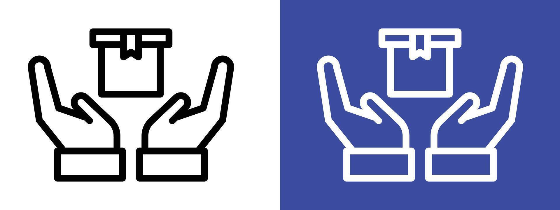 Safe Delivery Icon Representing Secure Shipping, Reliable Courier Services, and Logistics vector