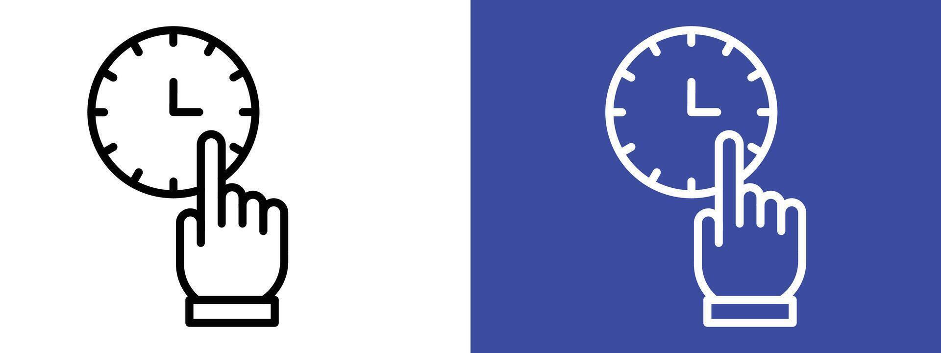 Timely Specification Icon Illustrating Precise Scheduling and Time Management Solutions vector