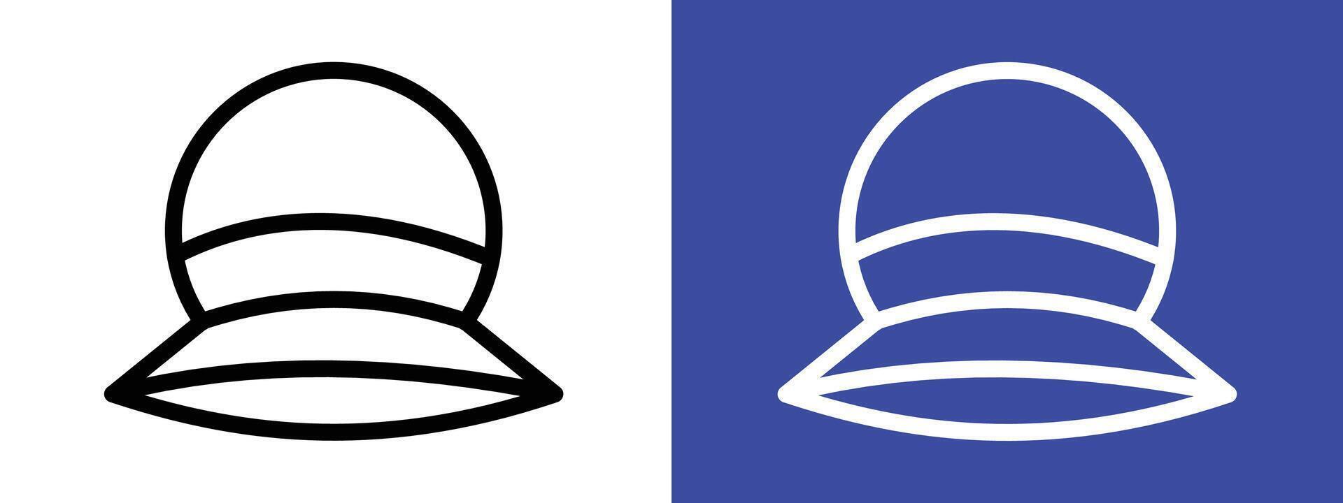 Stylish Woman Hat Icon Ideal for Fashion and Accessory Illustrations vector