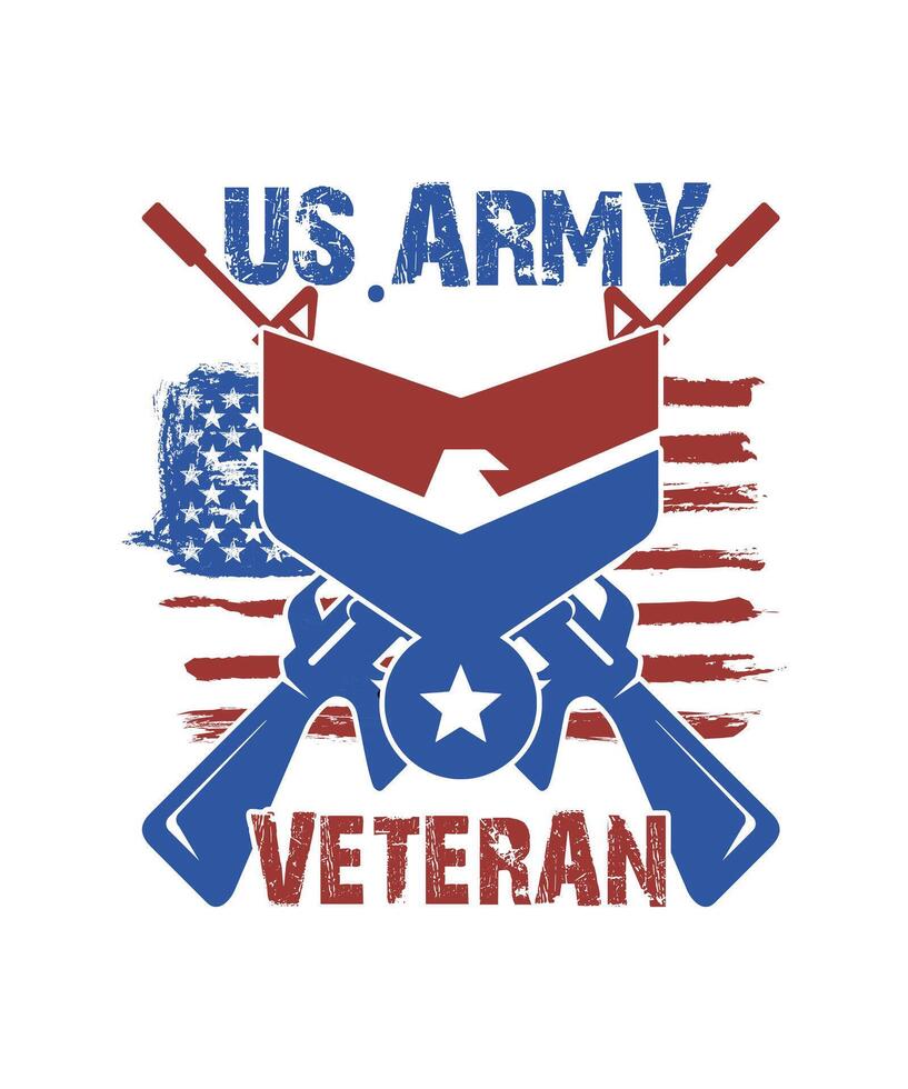 Veteran tshirt design vector