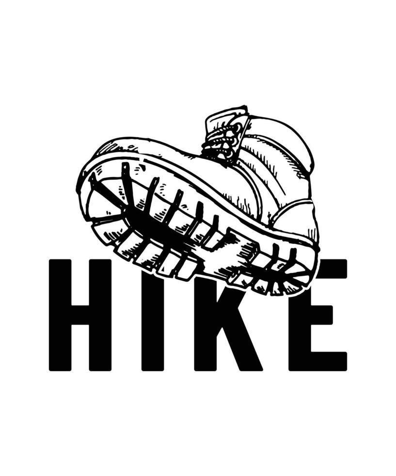 Hiking tshirt adventure tshirt vector