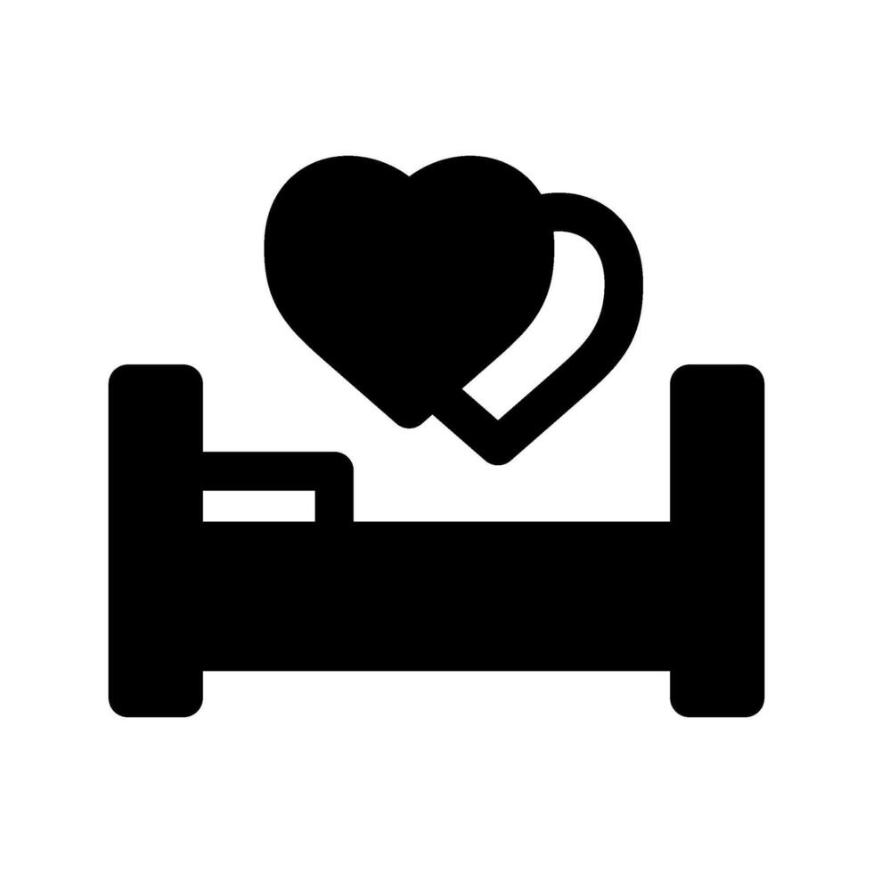 Bed Icon Symbol Design Illustration vector