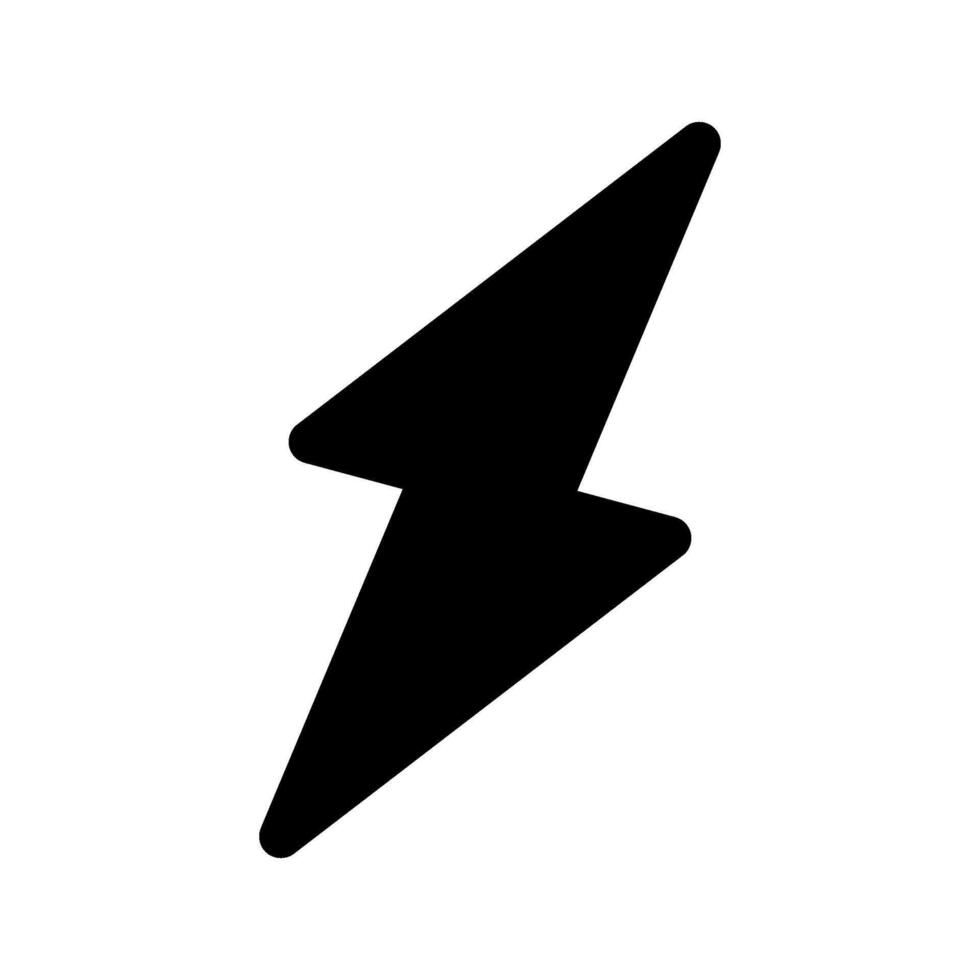 Lightning Icon Symbol Design Illustration vector