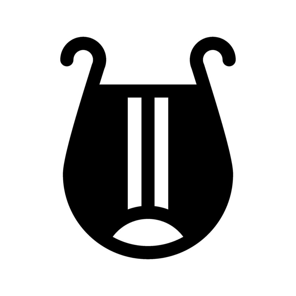 Harp Icon Symbol Design Illustration vector