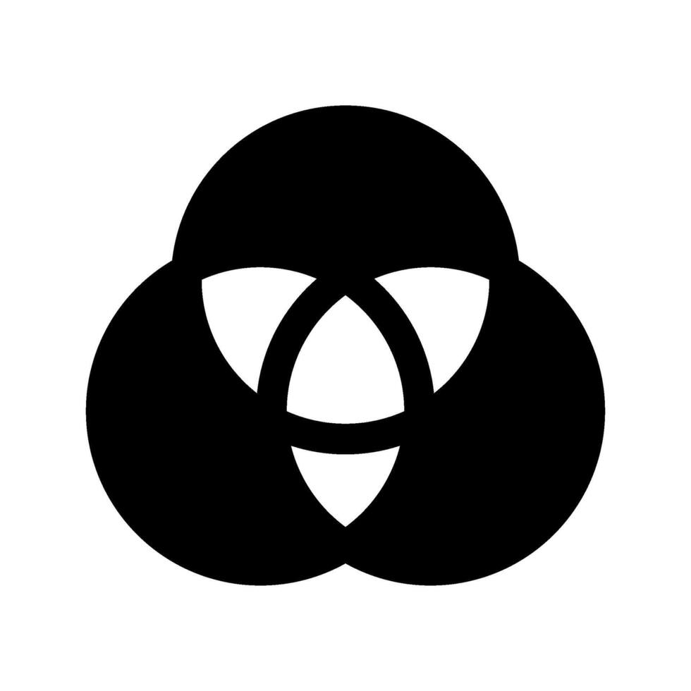 Trinity Icon Symbol Design Illustration vector