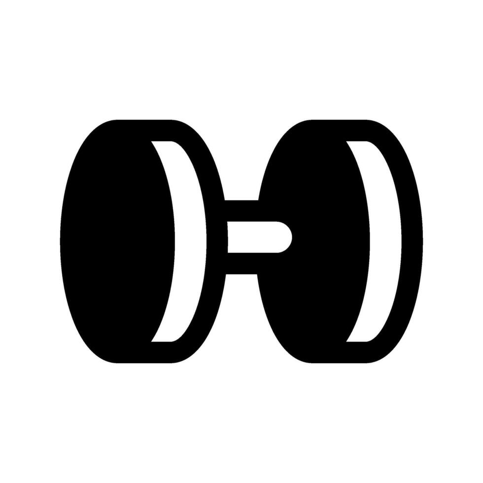 Dumbbel Icon Symbol Design Illustration vector