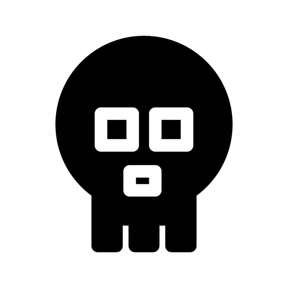 Skull Icon Symbol Design Illustration vector