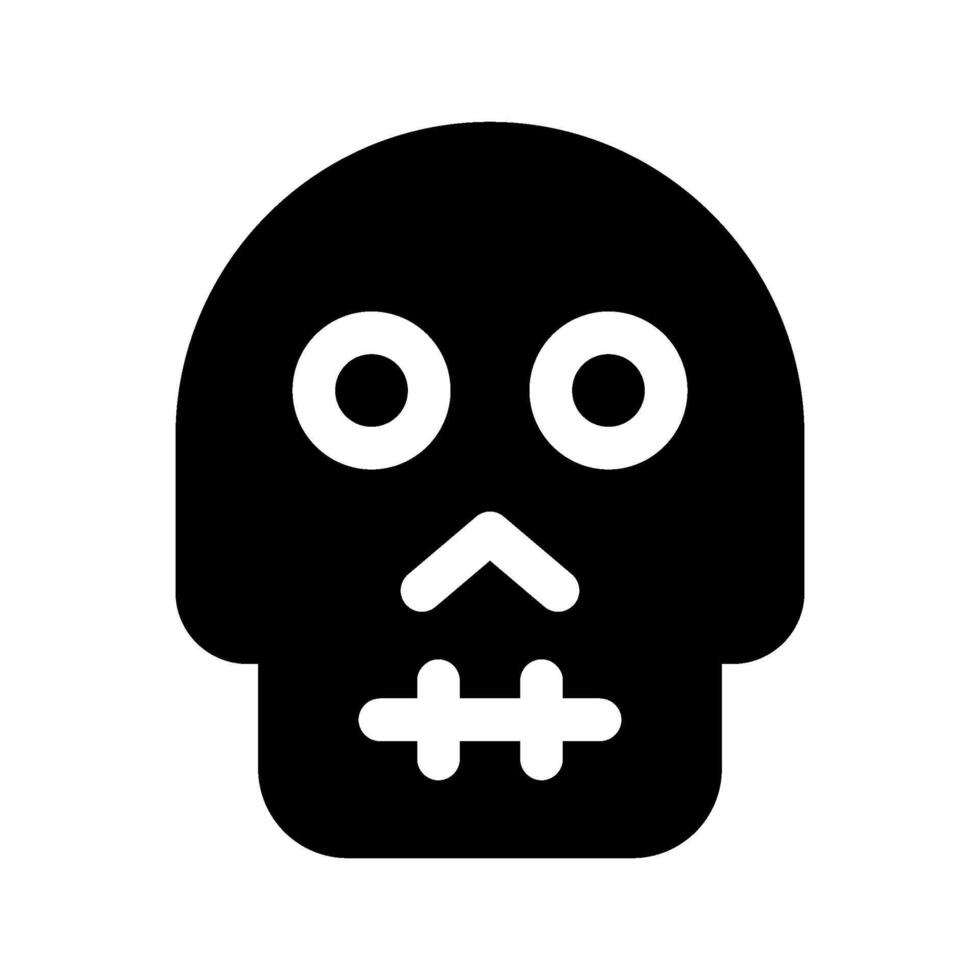 Skull Icon Symbol Design Illustration vector