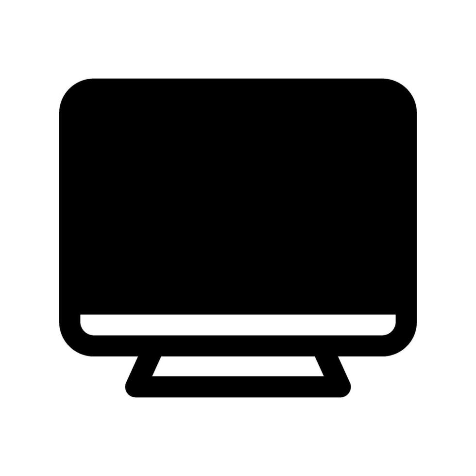 Monitor Screen Icon Symbol Design Illustration vector