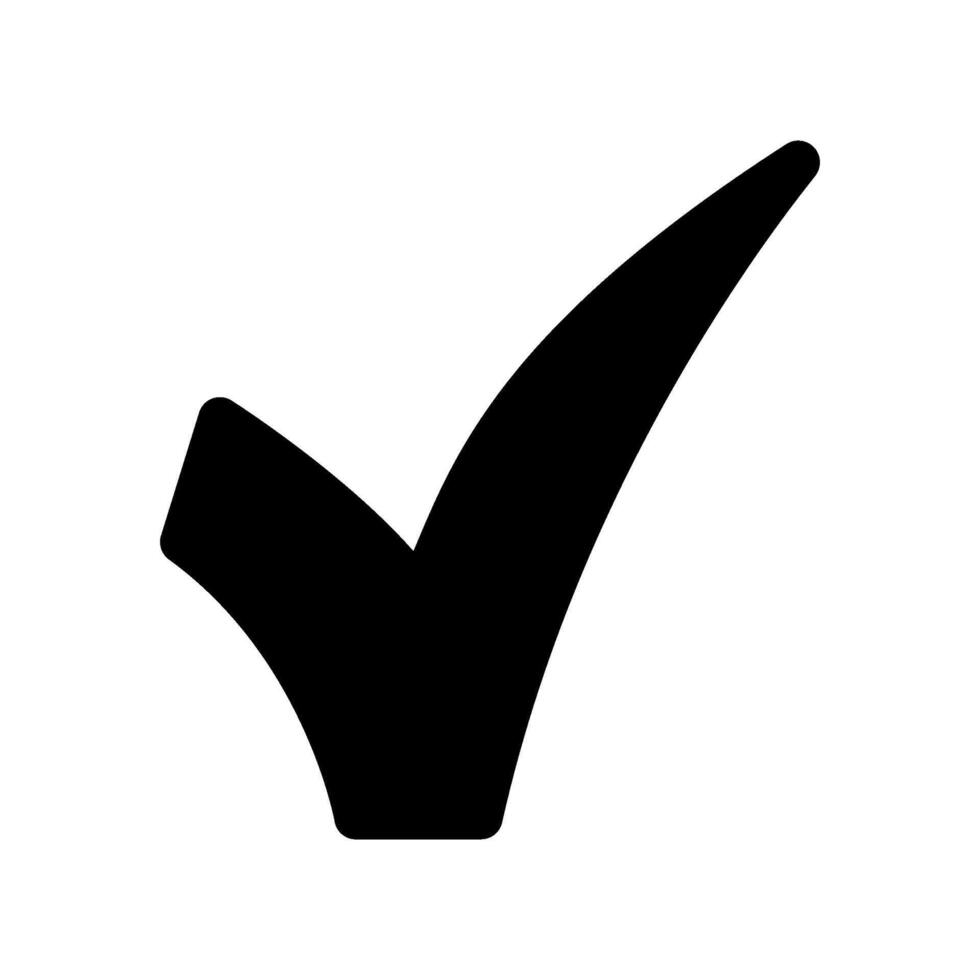 Check Mark Icon Symbol Design Illustration vector
