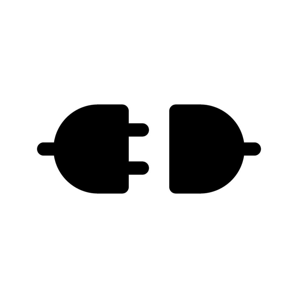 Plug Icon Symbol Design Illustration vector