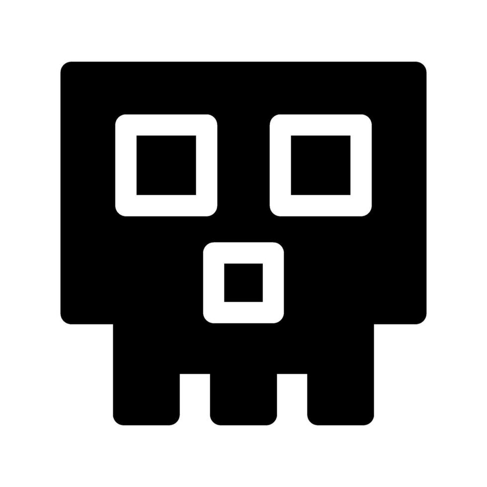 Skull Icon Symbol Design Illustration vector
