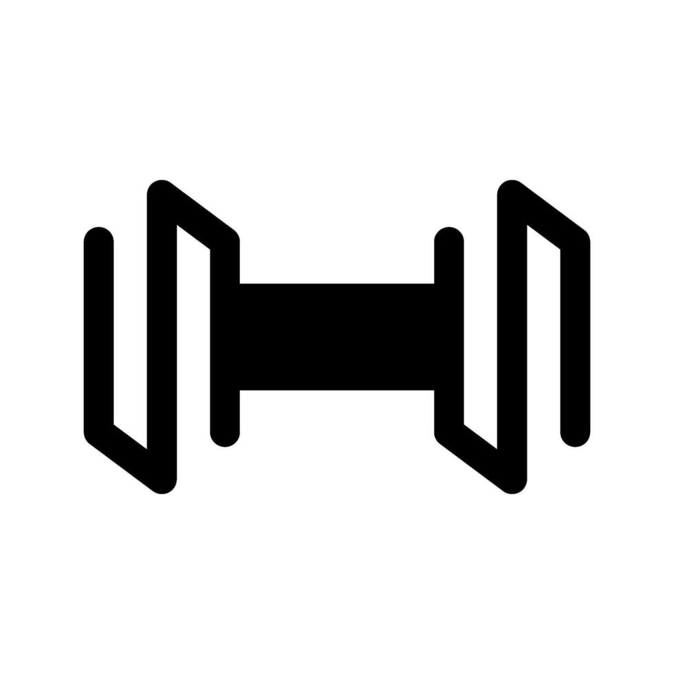 Dumbbells Icon Symbol Design Illustration vector