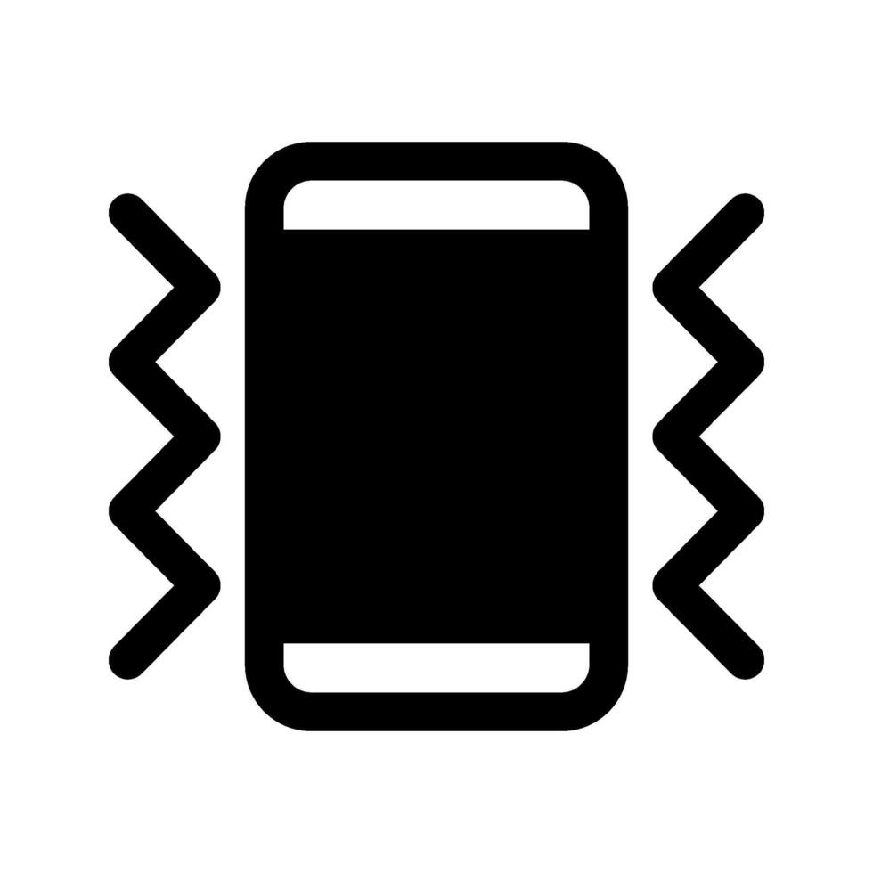 Vibration Icon Symbol Design Illustration vector