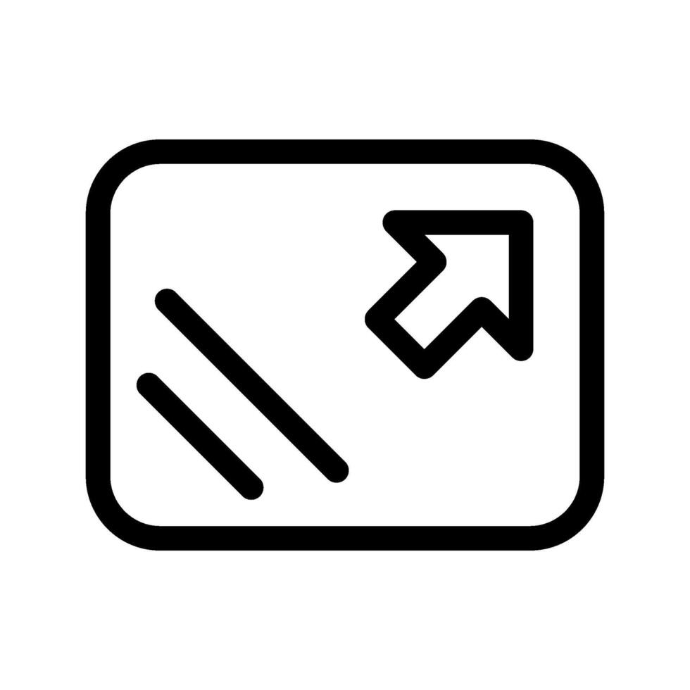 Maximize Icon Symbol Design Illustration vector