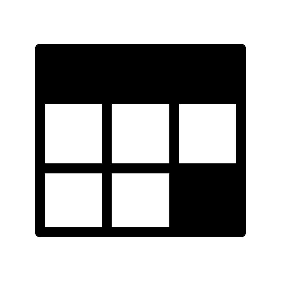 Table Icon Symbol Design Illustration vector