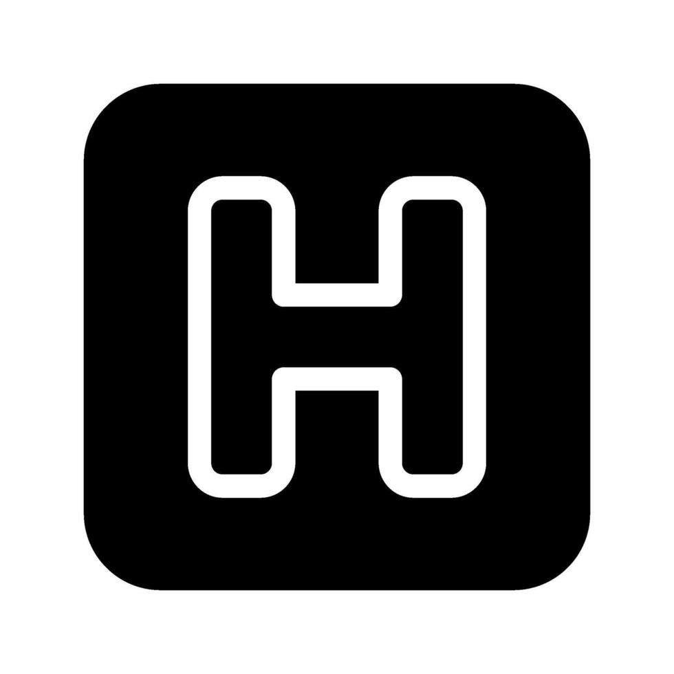 Hospital Icon Symbol Design Illustration vector