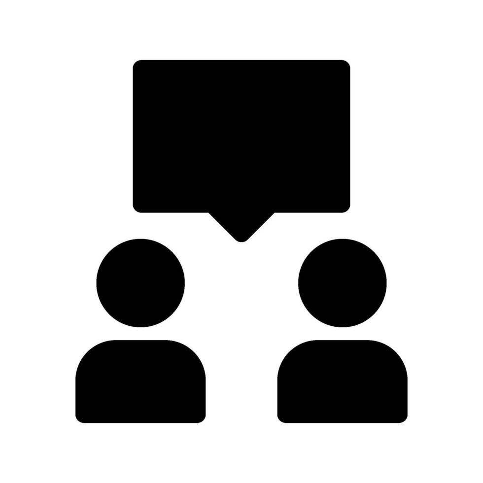 Discussion Icon Symbol Design Illustration vector