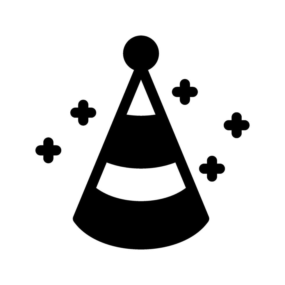 Party Hat Icon Symbol Design Illustration vector