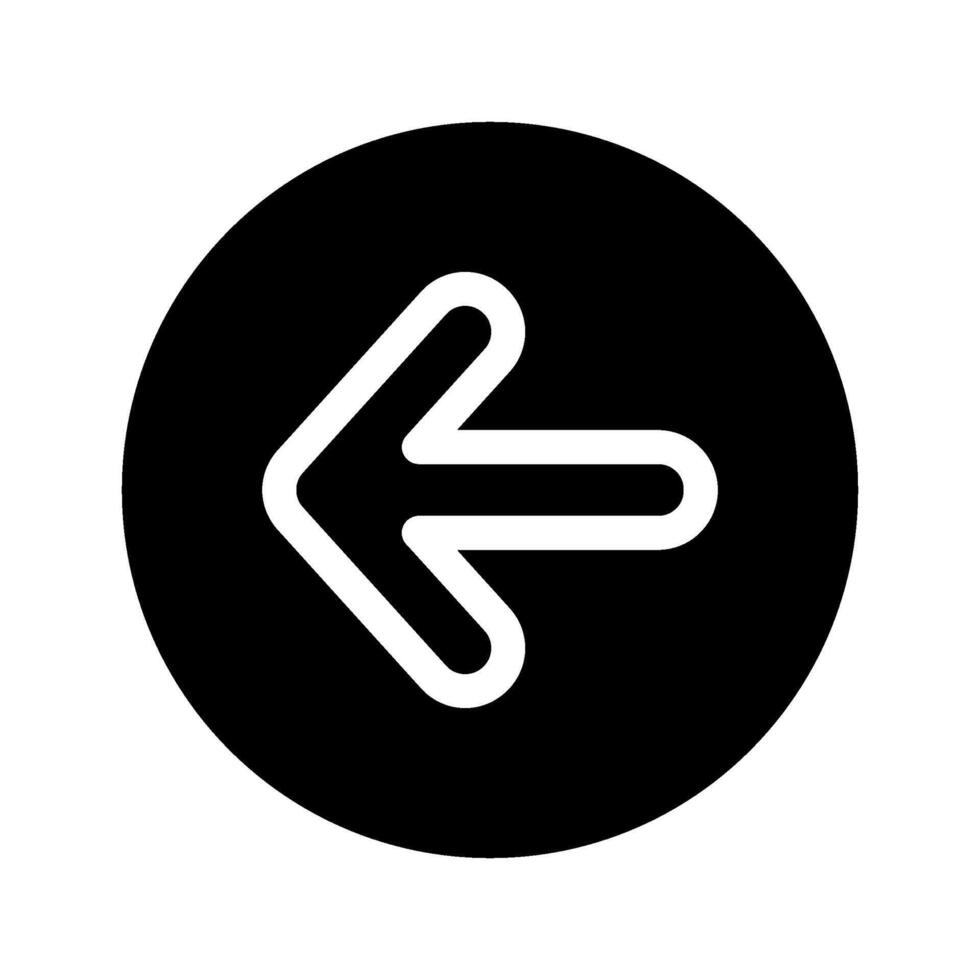 Left Arrow Icon Symbol Design Illustration vector