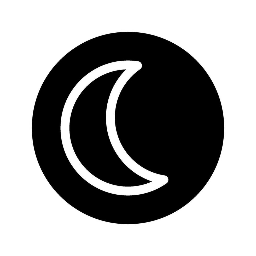 Moon Icon Symbol Design Illustration vector