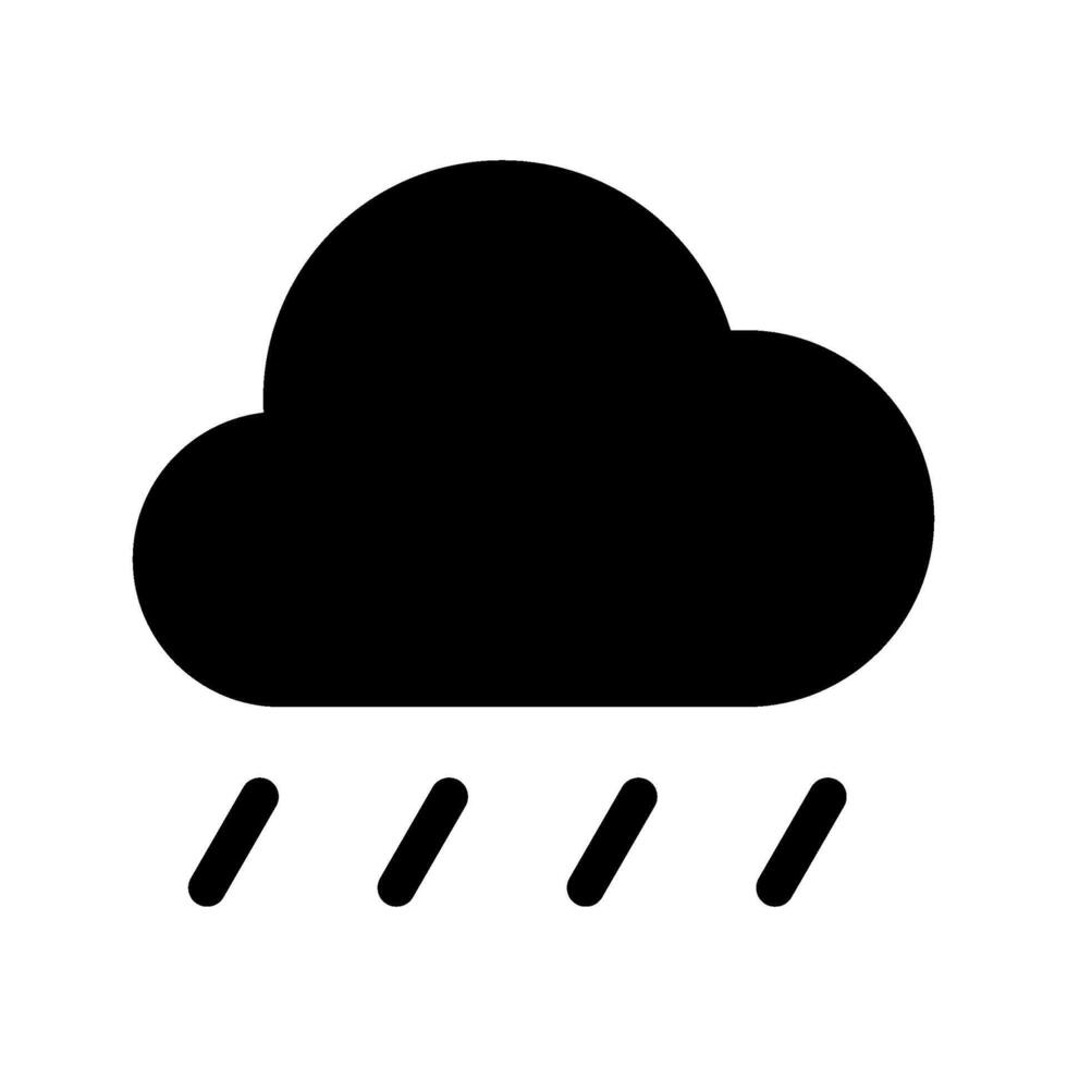Cloud Rain Icon Symbol Design Illustration vector